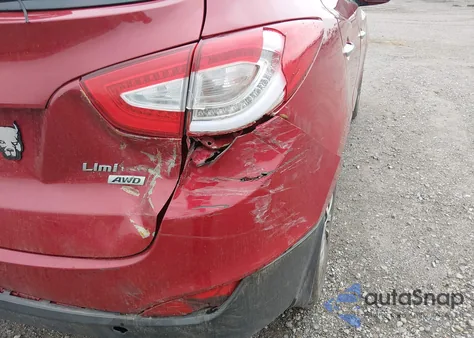 2014 Hyundai Tucson Limited из США, поврежденный, VIN KM8JUCAG9EU843664